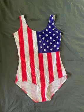 H&M USA Flag Stars & Stripes Bodysuit